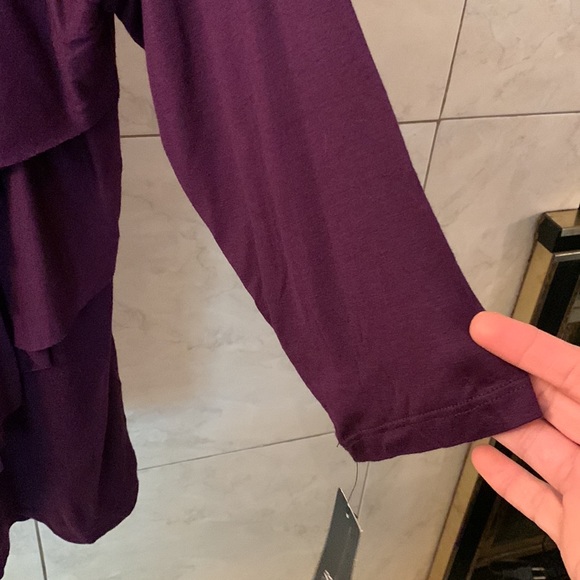 AGB Purple Layered Blouse - Picture 5 of 12